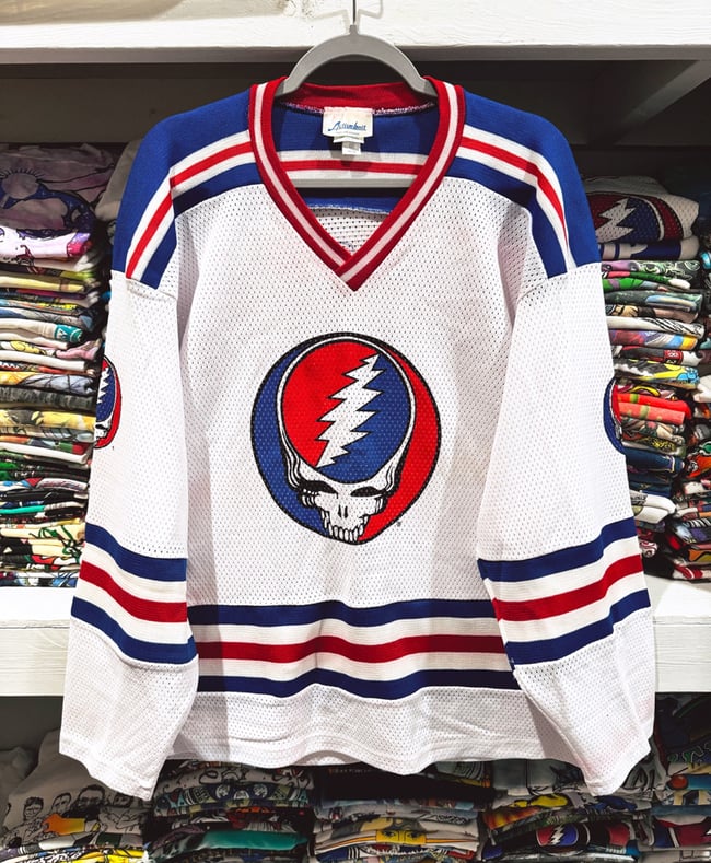 Grateful Dead 90s DEAD Hockey Jersey - Size XL