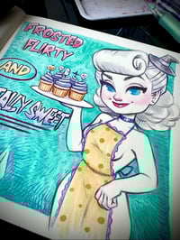 Image 1 of frosted flirty and fatally sweet (original sketch)