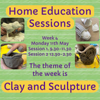 Home Ed Session Week 4 - Clay and Sculpture. Monday 11th May. Cabbage Rose, Leek