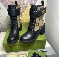 Image 1 of BIG FRAME BLACK BOOTS