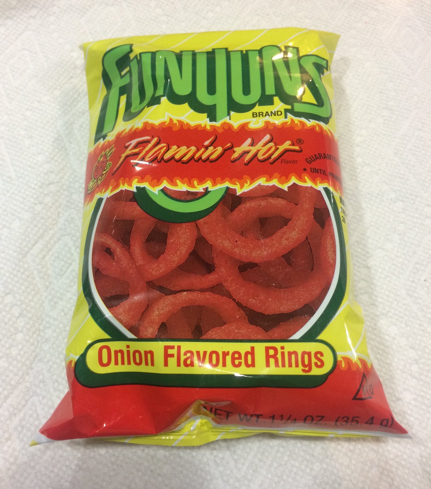 Hot funyuns store chips