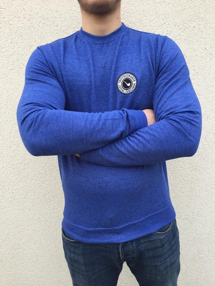 Image of Sweatshirt "Hamilton" Bleu Chiné