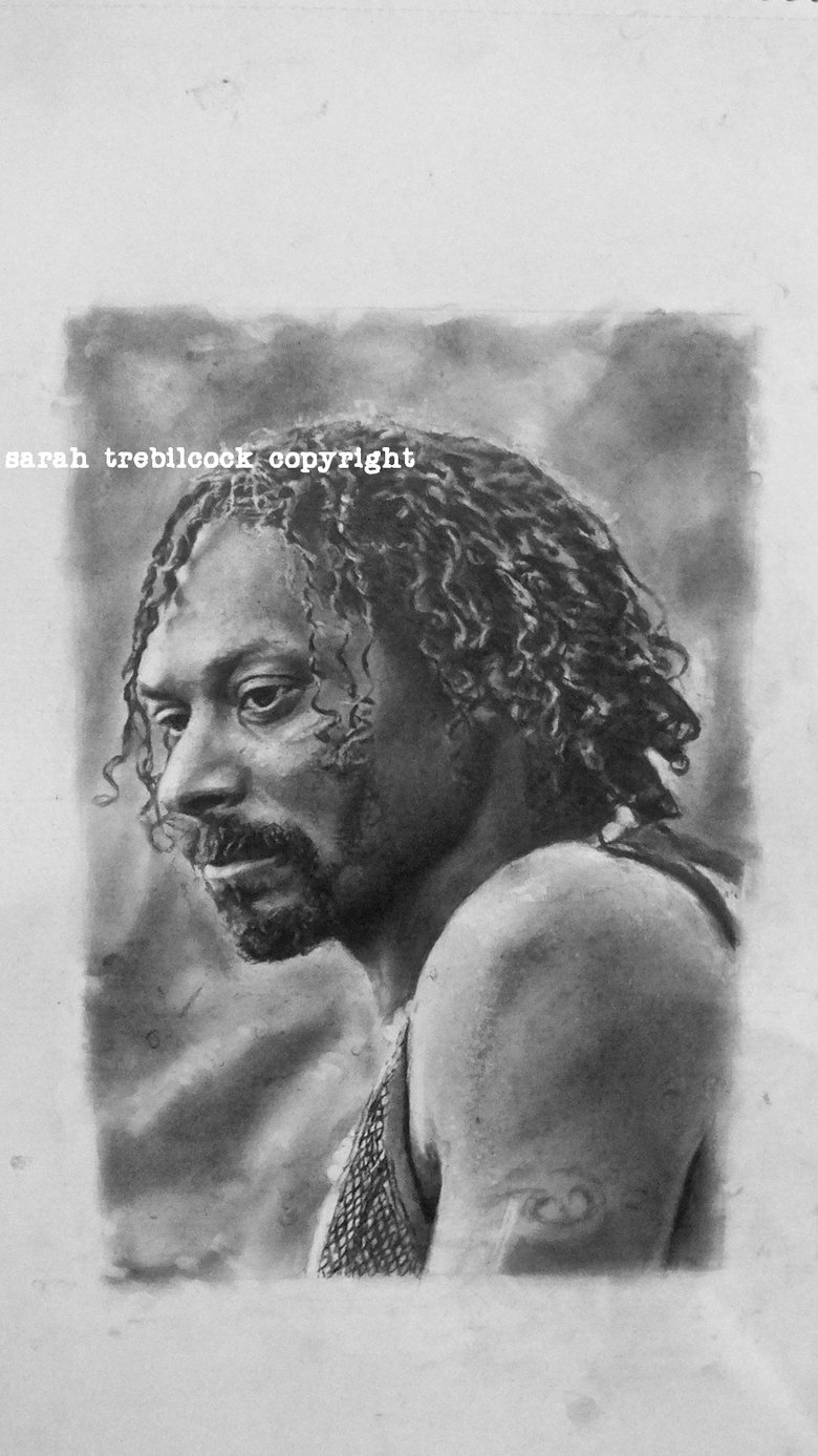 Image of Snoop Dogg reincarnated in pencil 