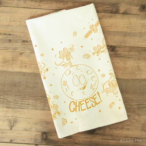 Image of Moon Cheese Tea Towel
