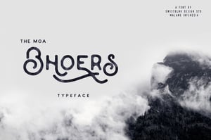 Image of Moabhoers Typeface