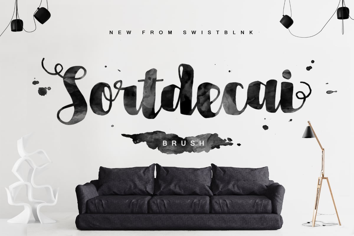 Image of Sortdecai Brush Script