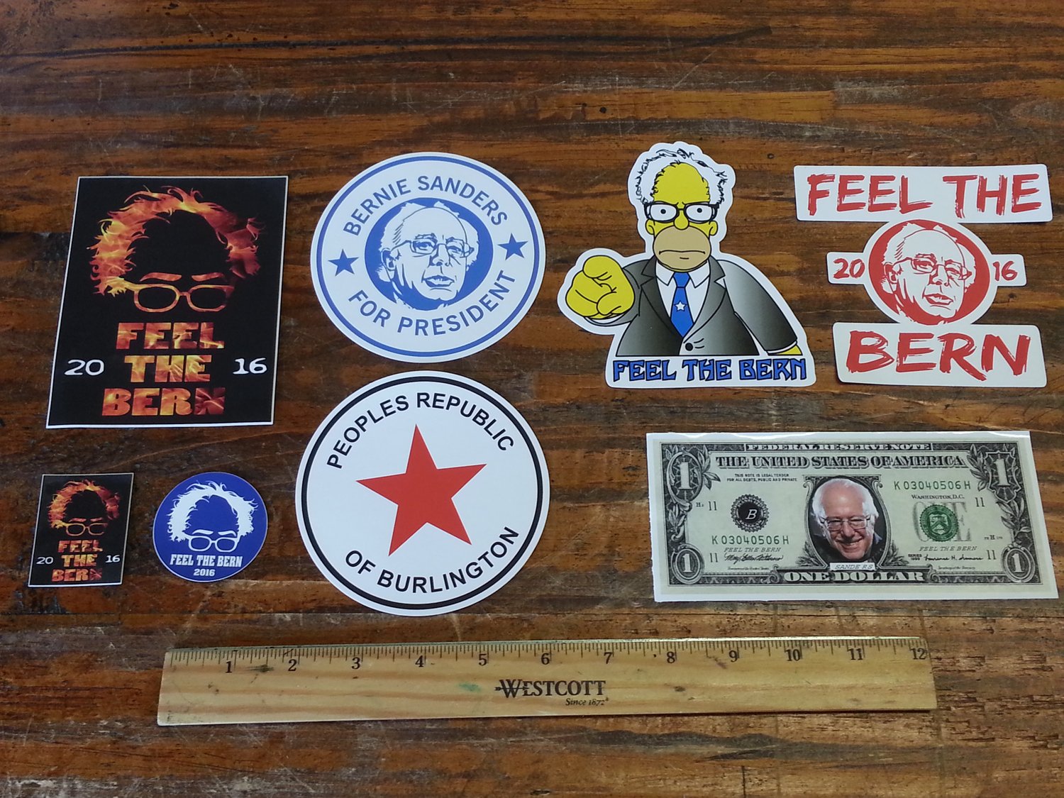 Image of Bernie Sanders Stickers