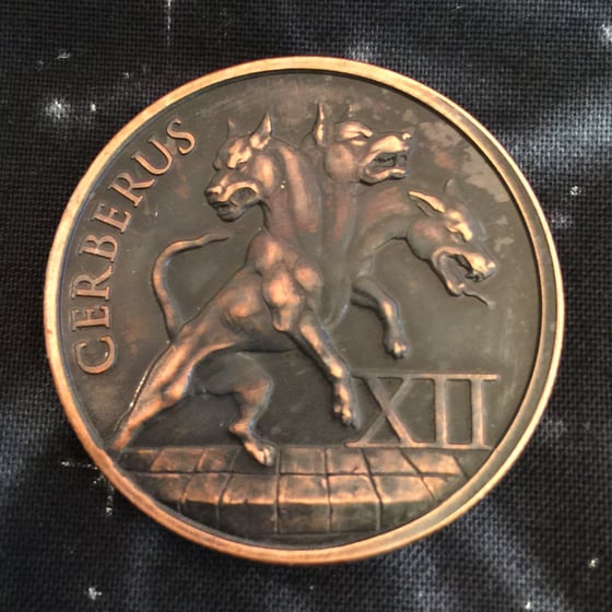 Image of Cerberus 1oz Copper Challenge Coin