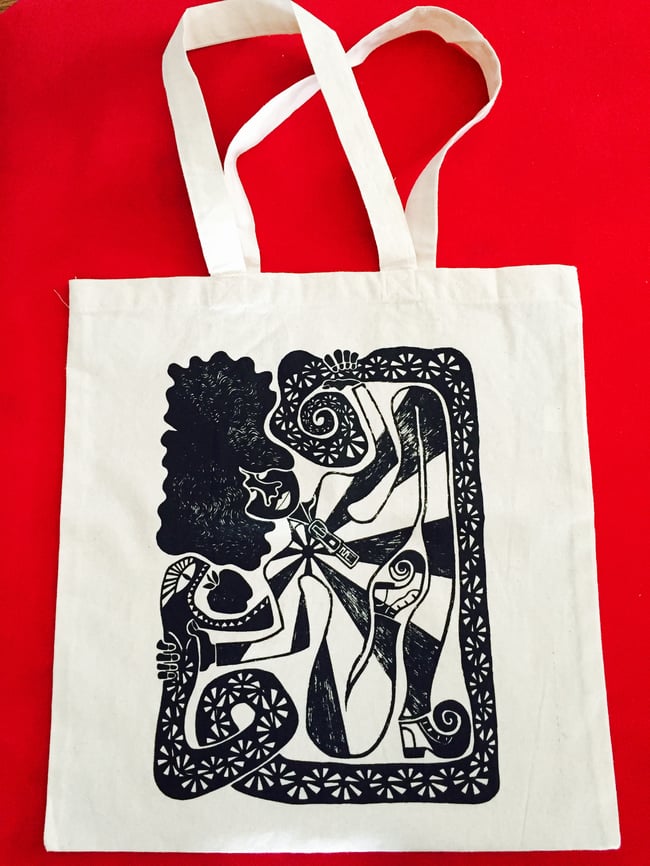 Garden of Eden tote bag