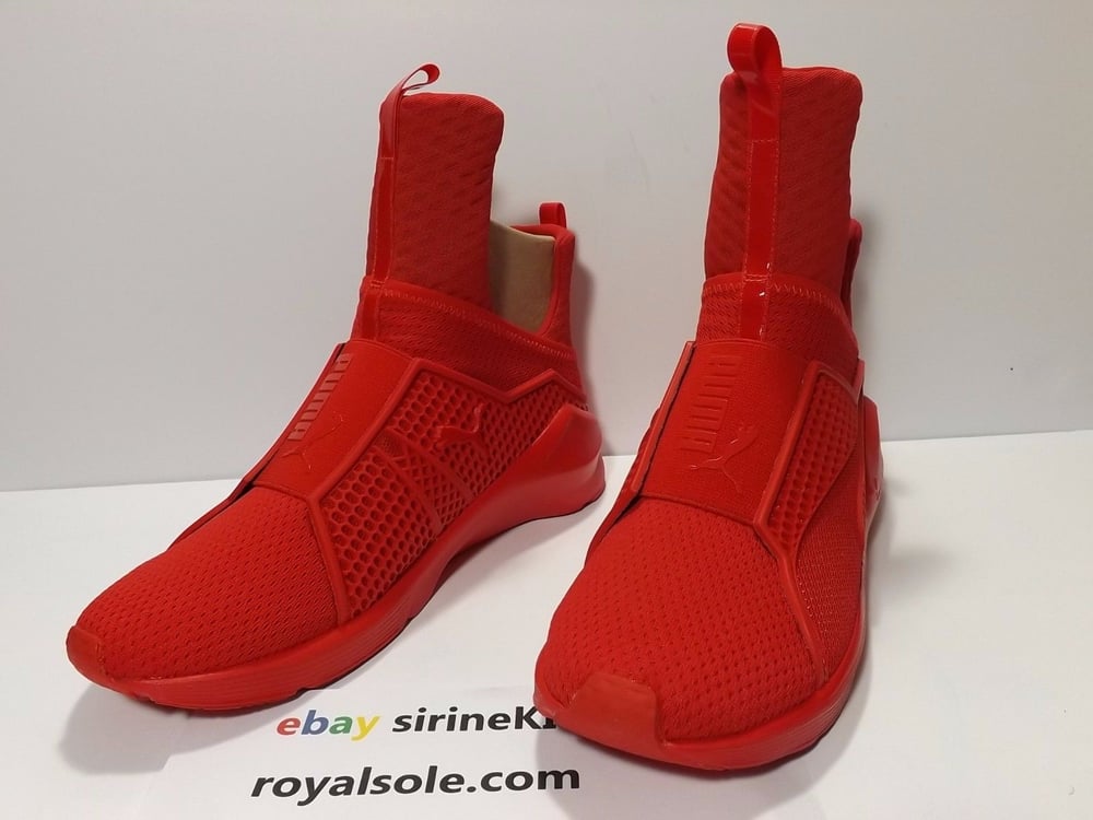 Image of Rihanna Women Puma Fenty Red Alert High Risk Authentic 189695-03 S