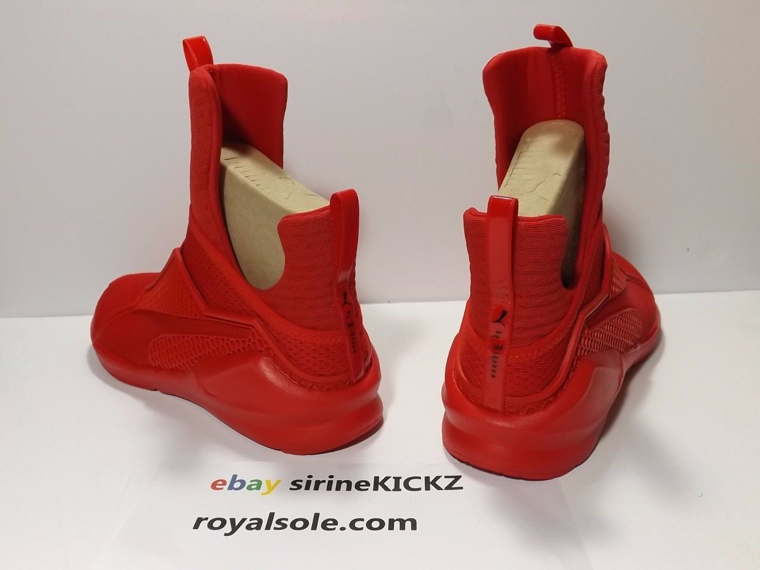 Image of Rihanna Women Puma Fenty Red Alert High Risk Authentic 189695-03 S