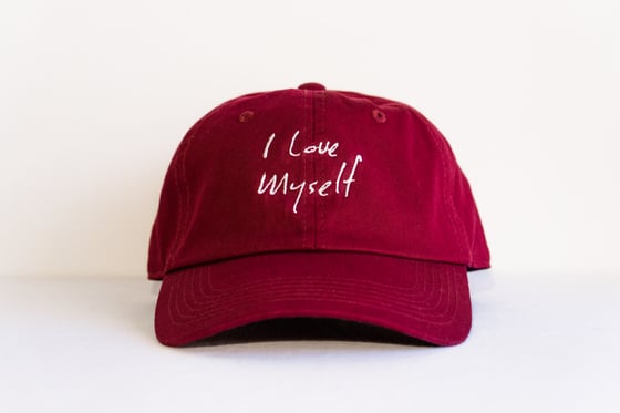 Image of Maroon I Love Myself hat