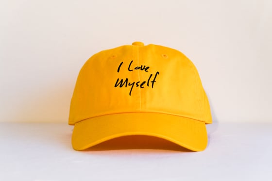 Image of Yellow I Love Myself hat