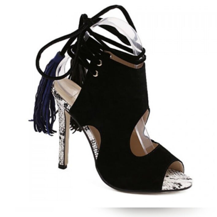 Image of snake skin heel