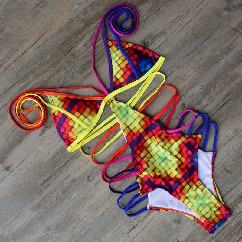 Image of SYNS RAINBOW MONOKINI