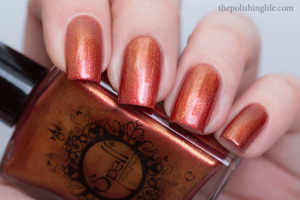 Image of ~Wanker~ red/gold duochrome Spell nail polish "Revenge of the Duds"!