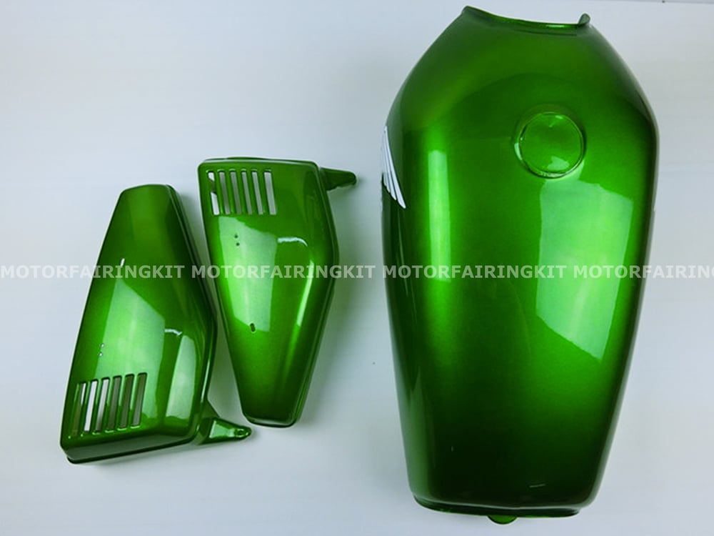 Image of Cafe Racer Honda CG125 / CB125 Fuel Tank/ Plain Green