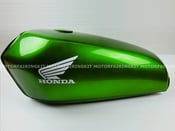 Image of Cafe Racer Honda CG125 / CB125 Fuel Tank/ Plain Green