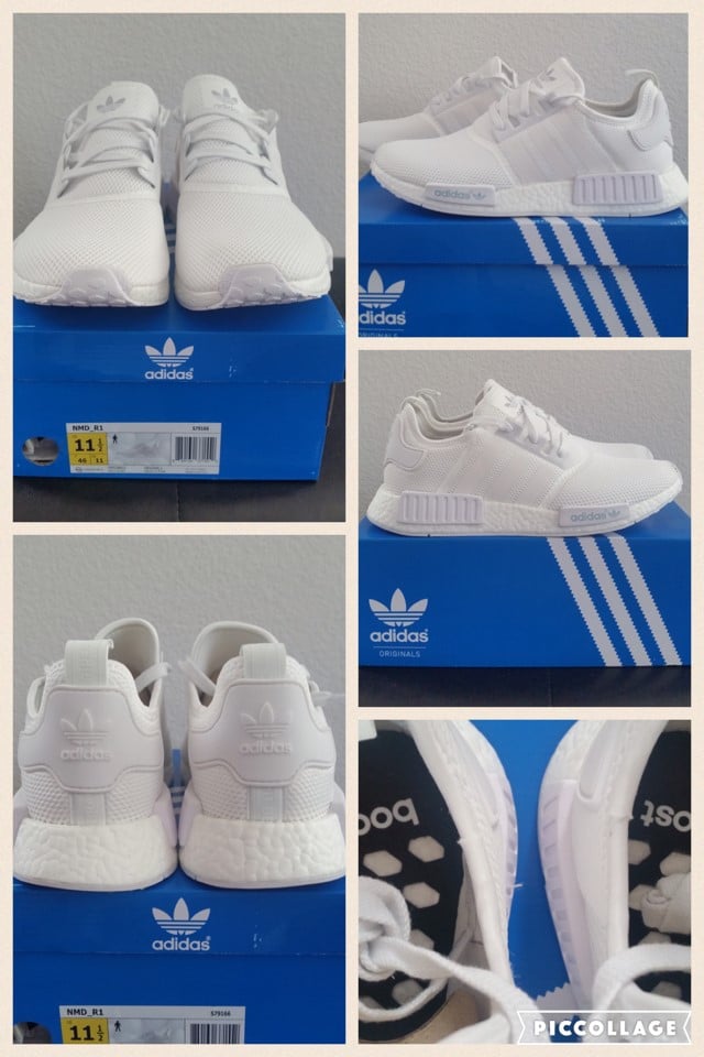 Image of ADIDAS NMD_R1 'MONOCHROME' MENS SIZE 11.5 DS