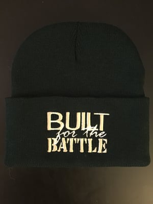 Image of "BUILT for the BATTLE" Beanies (Color options in drop down menu)