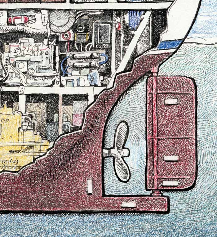 M/V Ursa Major Cutaway