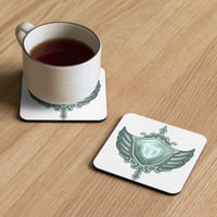 PLD Cork-back coaster
