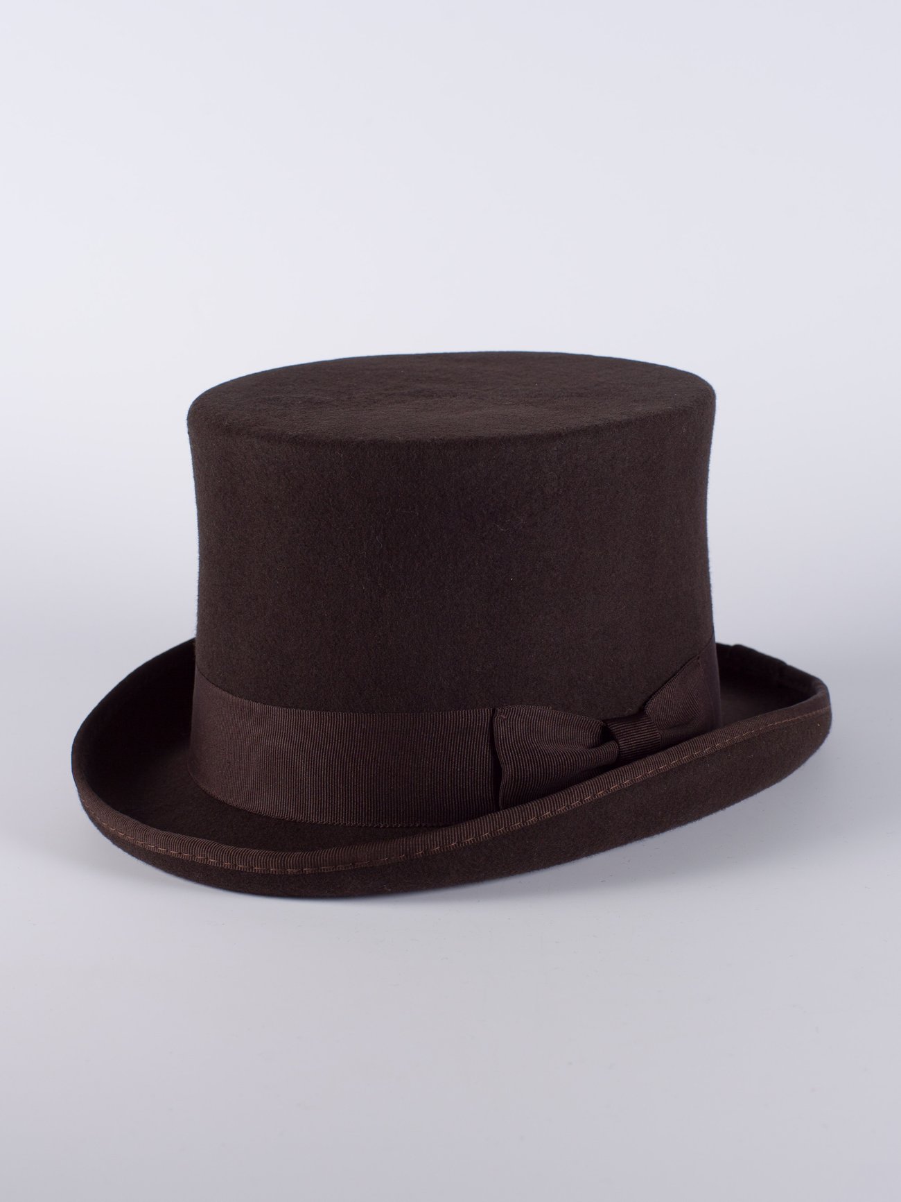 Brown Top Hat Bespoke Designer Headwear Feathered Fantasy