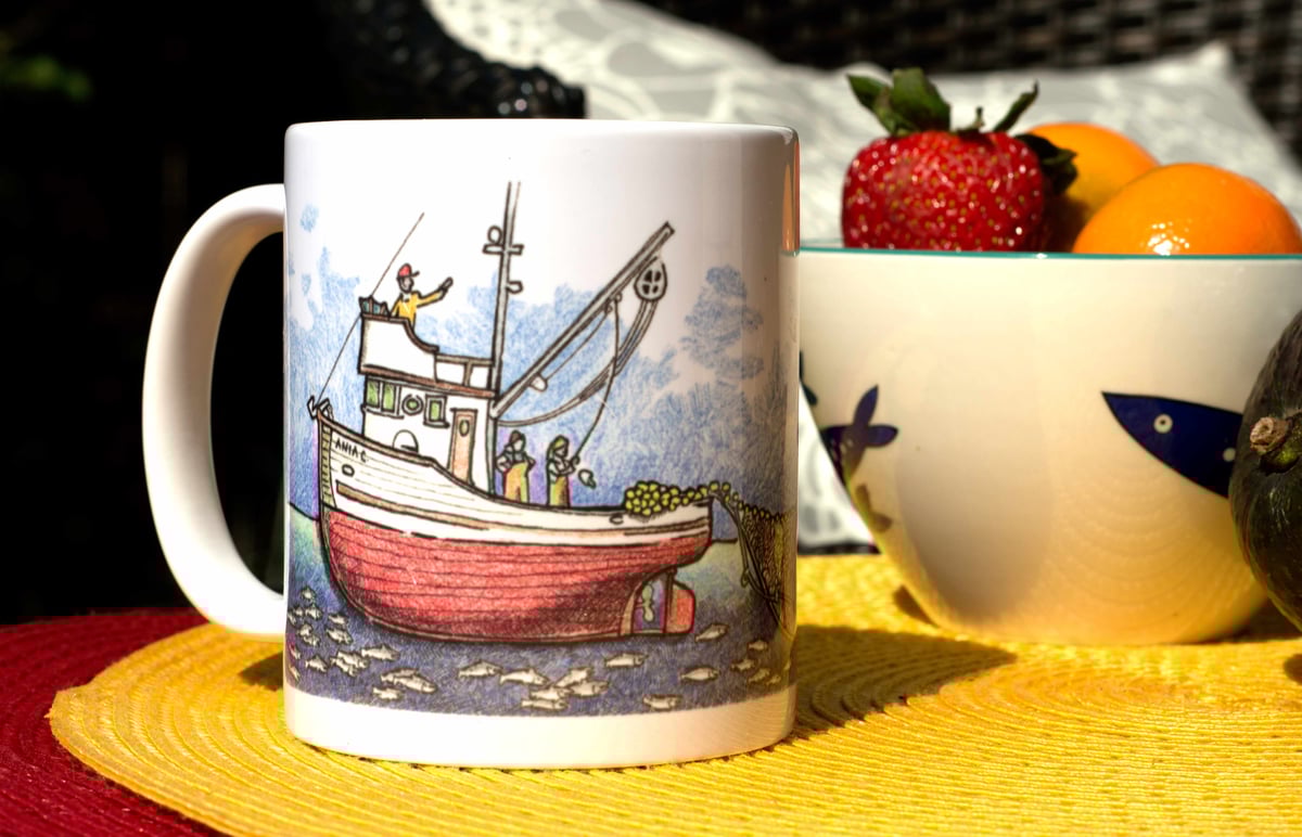 Wrap-Around Setting Seiner Mug