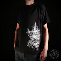 Image 1 of T-SHIRT PIRATE BOAT NOIR