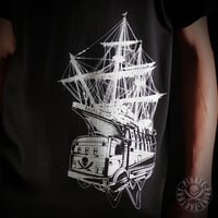 Image 2 of T-SHIRT PIRATE BOAT NOIR