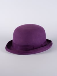 Image 1 of Purple Bowler Hat