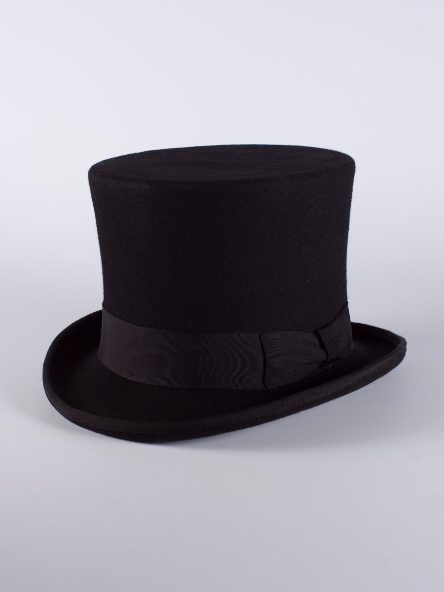 Black Topper Hat | Bespoke Designer Headwear | Feathered Fantasy