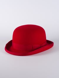 Red Bowler Hat