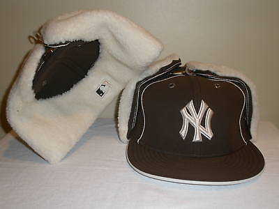 Image of New York Yankees Era 59Fifty DaBu Brown Dog Ear Fitted Baseball Hat