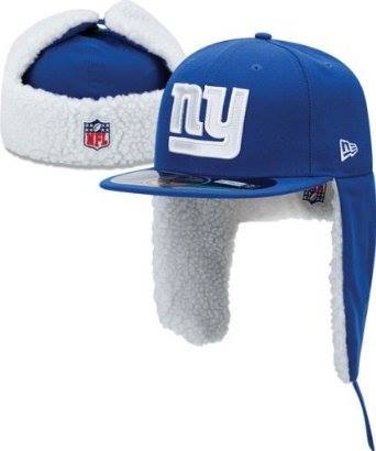 Image of New York Giants Dog Ear New Era Fitted Hat (Blue/White)
