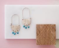 Image 1 of half moon and turquoise drops