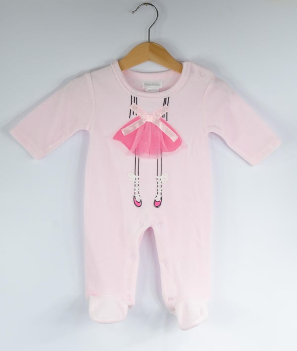 Image of Baby Girls Ballerina Baby Grow