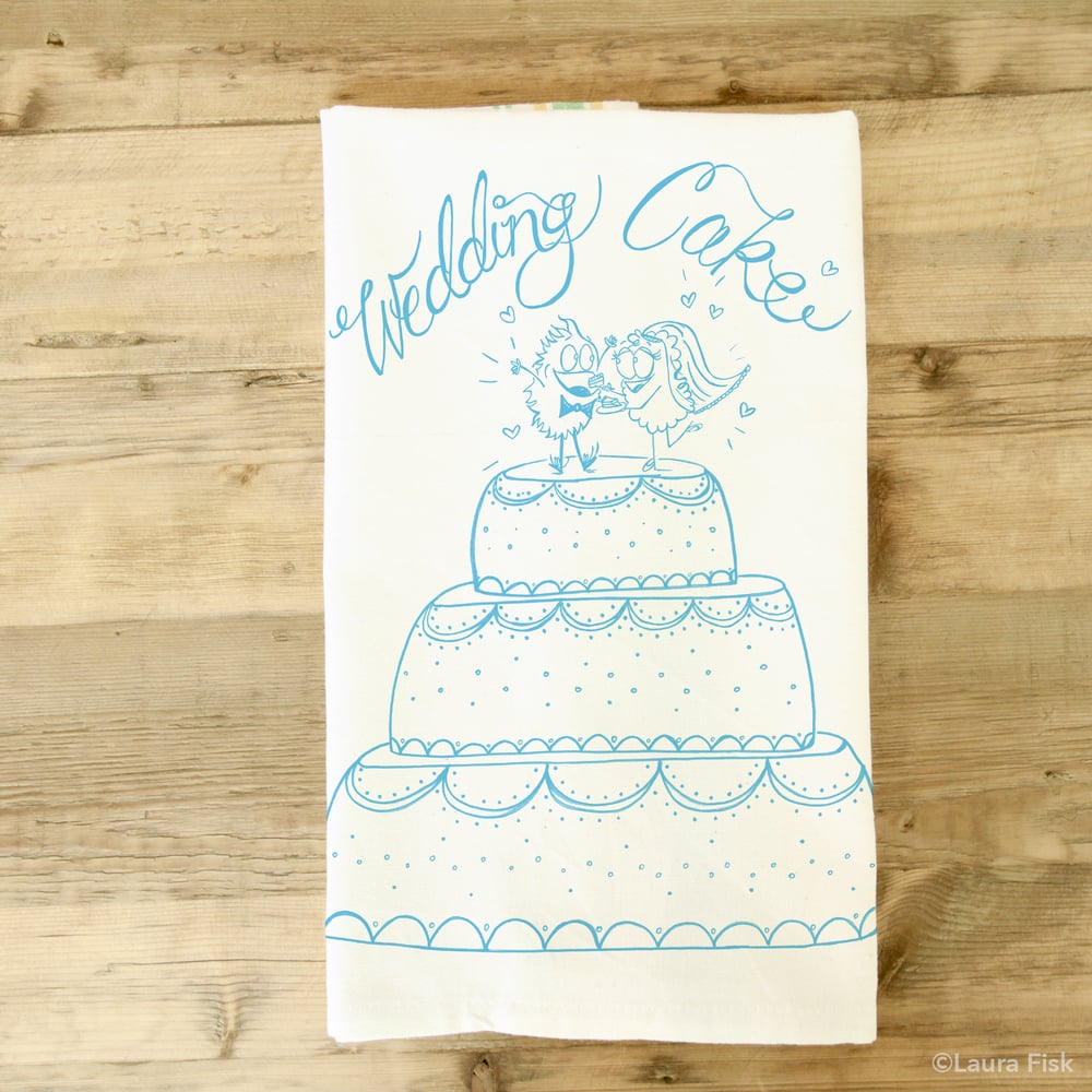 Image of Wedding Cake Tea Towel