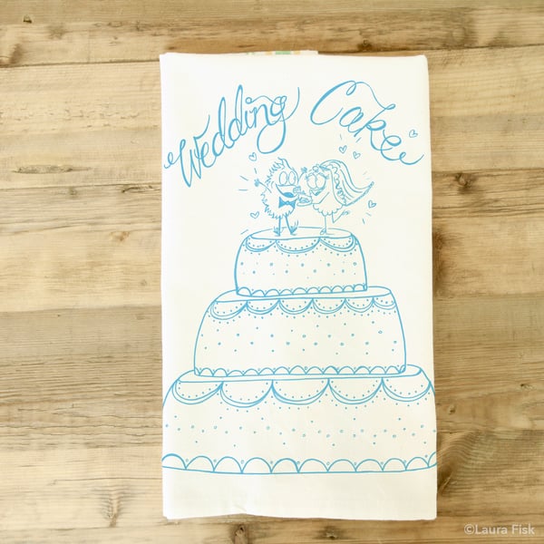 Image of Wedding Cake Tea Towel