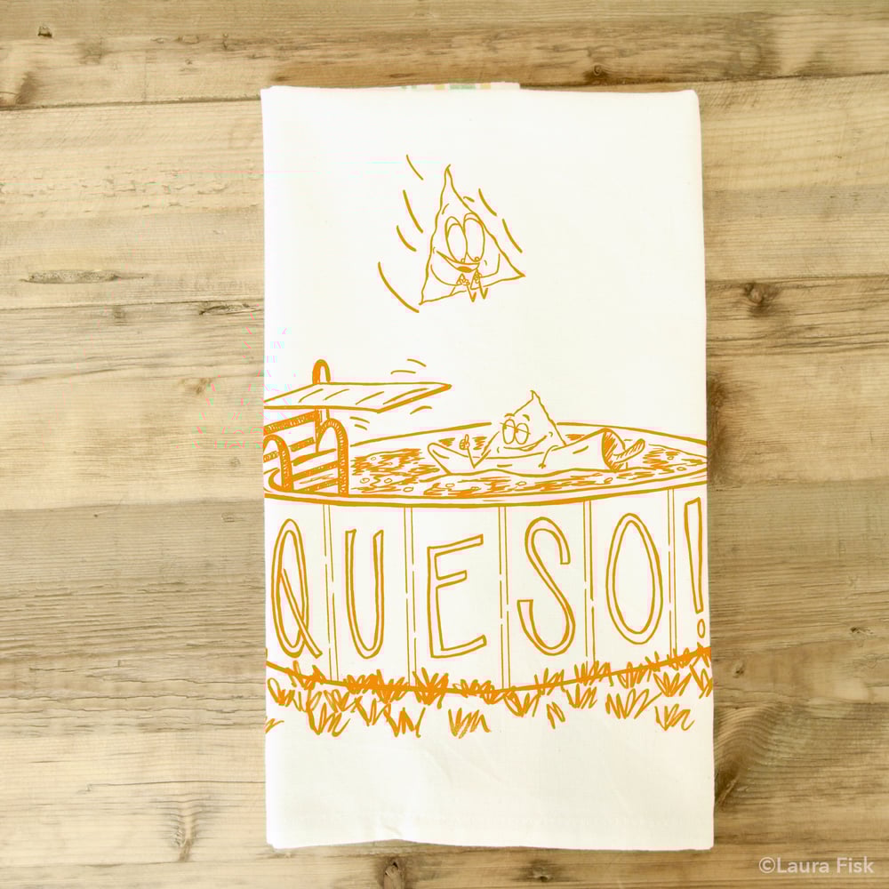 Image of Queso Tea Towel