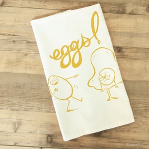 Image of Eggs Tea Towel