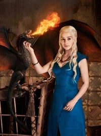 Image 2 of 'FORKED^TONGUE' BANGLE ONE-OFF PIECE AS WORN BY DAENERYS TARGARYEN IN GAME OF THRONES    