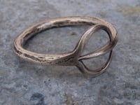 Image 3 of THE KHALEESI BANGLE 'FORKED TONGUE' STERLING SILVER