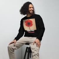 Image 4 of  Least We Forget Unisex organic sweatshirt