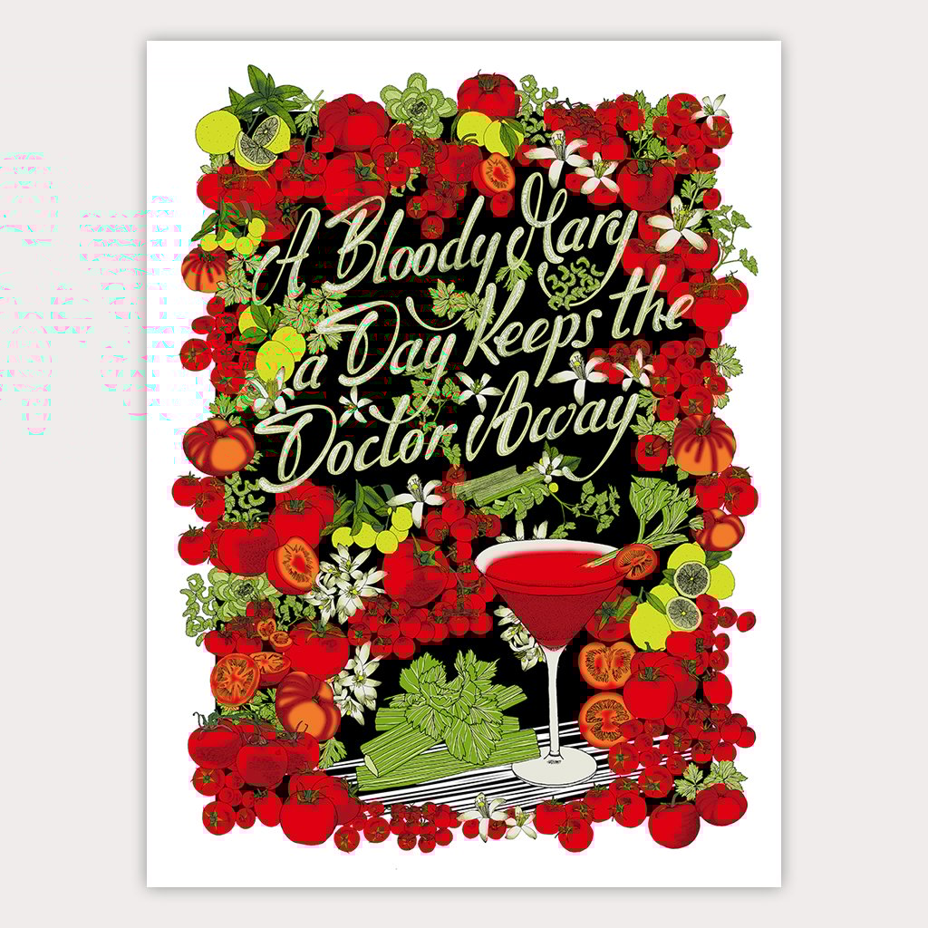 Image of BLOODY MARIA PRINT 50X70CM