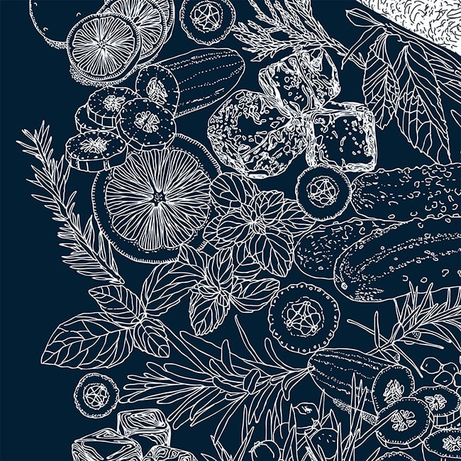 Image of GIN TONIC PRINT 50X70CM