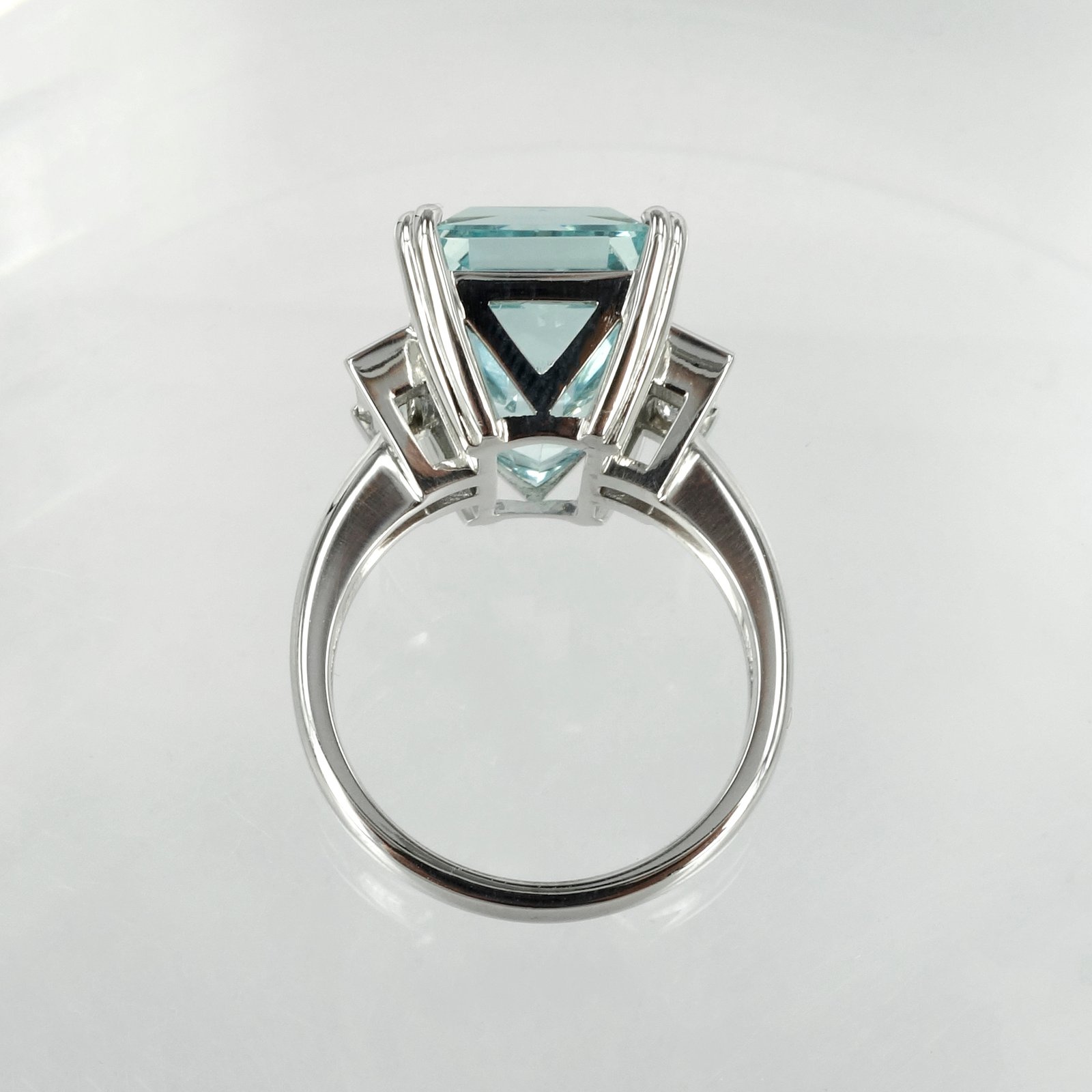 Large aquamarine shop cocktail ring