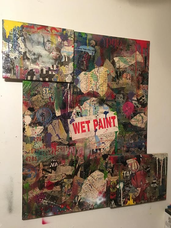Image of WET PAINT (Canvas)