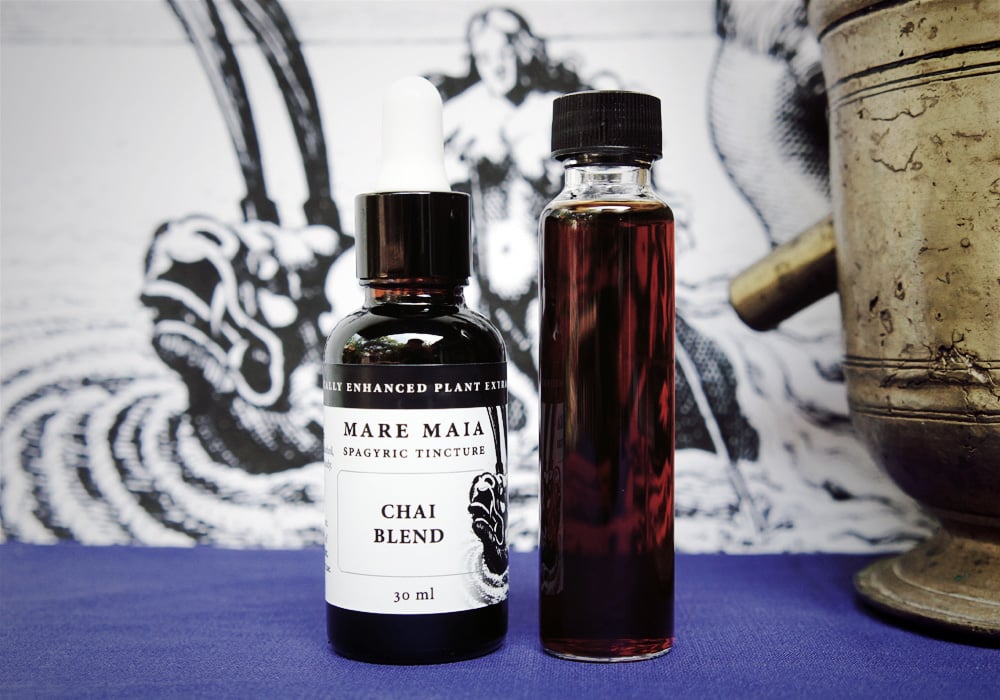 Image of CHAI BLEND spagyric tincture - alchemically enhanced plant extraction