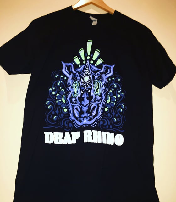 Image of Psychedelic Deaf Rhino Full Color Tee Shirts